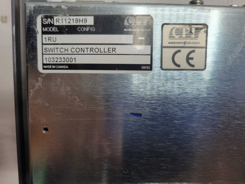 CPI 1 RU Switch Control Panel, READ _