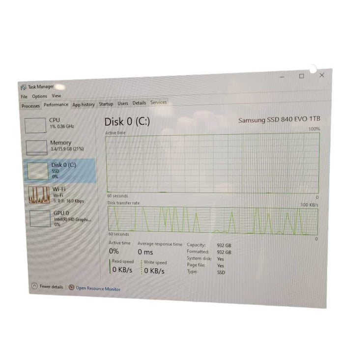 DELL Optiplex 9020 Touch AIO Intel Core i5-4570S @2.90GHz 16GB RAM & 1TB SSD  -