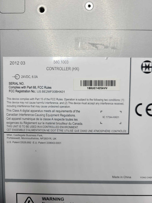 Mitel 5000 HX Controller with Flash Card. phone system _