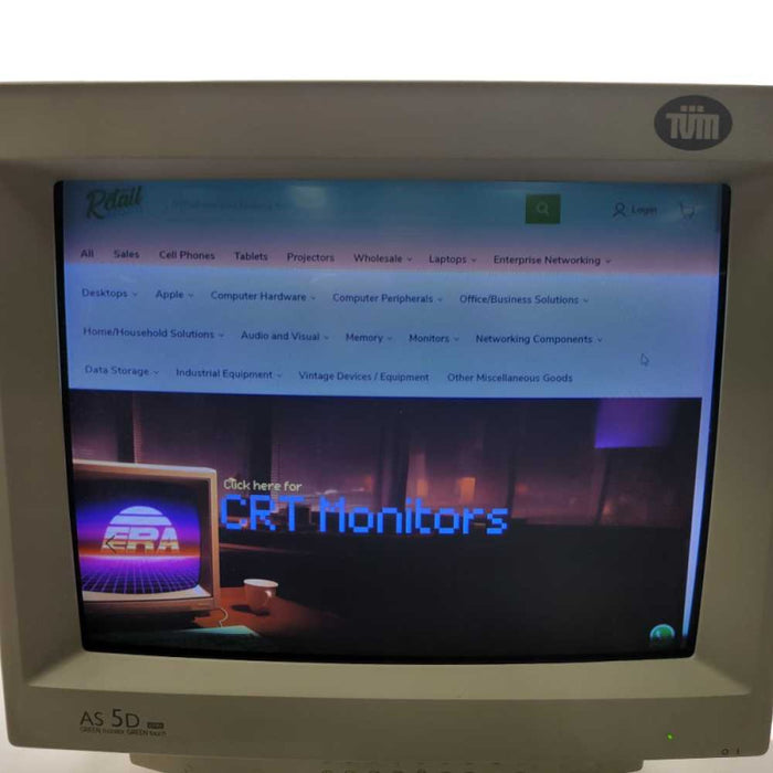 TVM Low Radiation CRT Monitor 14 inch Model:AS-5D  -