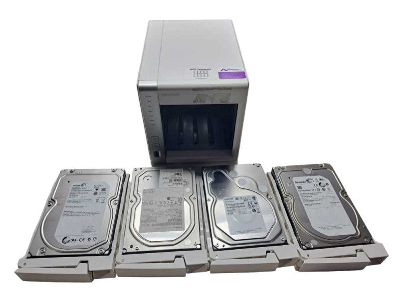 QNAP TS-431P | 4-Bay High-Performance NAS Cloud Quad-Core 4x 3TB HDD\\'s )