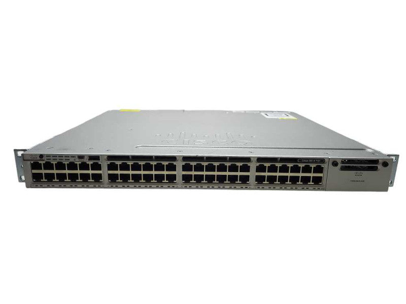 Cisco WS-C3850-48P-L 48-Port PoE+ Gigabit Network Switch w/ 1x PSU $