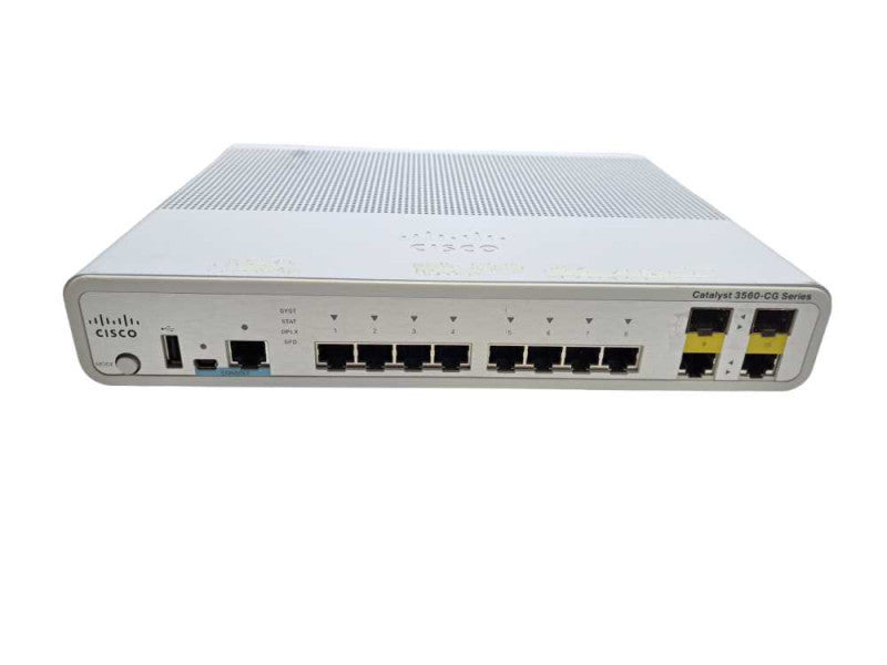 Cisco WS-C3560CG-8TC-S 8-Port GE 2-Port SFP/RJ45 Combo Compact Switch )