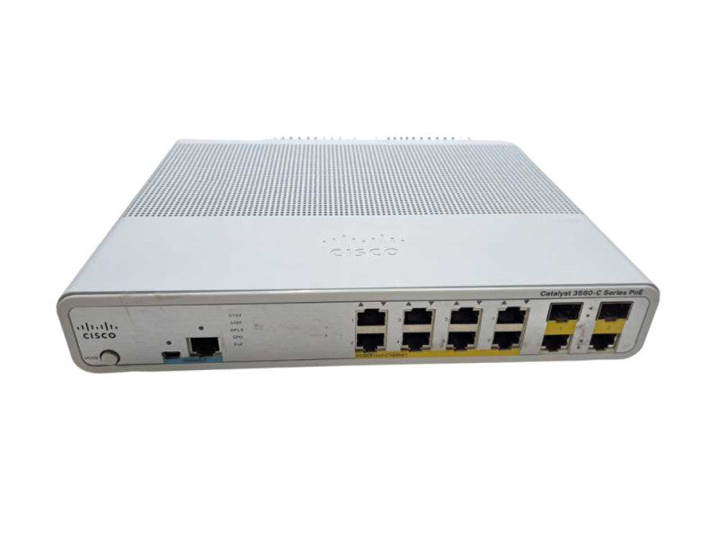 Cisco WS-C3560C-8PC-S 8 Port PoE Compact Switch | Factory Reset  Q)