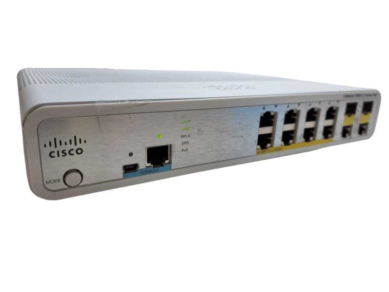 Cisco WS-C3560C-8PC-S 8 Port PoE Compact Switch | Factory Reset  Q)