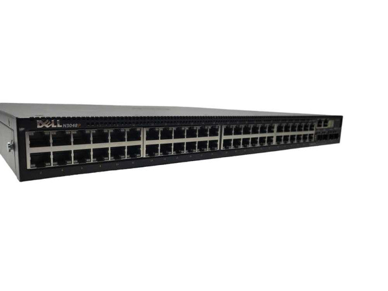 Dell N3048P | 48 Port Gigabit PoE+ | 2x 10G SFP+ Network Switch | 1x PSU  _