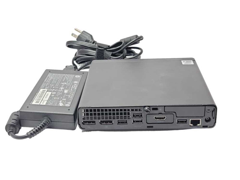 HP ProDesk 600 G6 Desktop Mini PC i3 10100T 3.0GHz 8GB W/ PSU, READ Q_