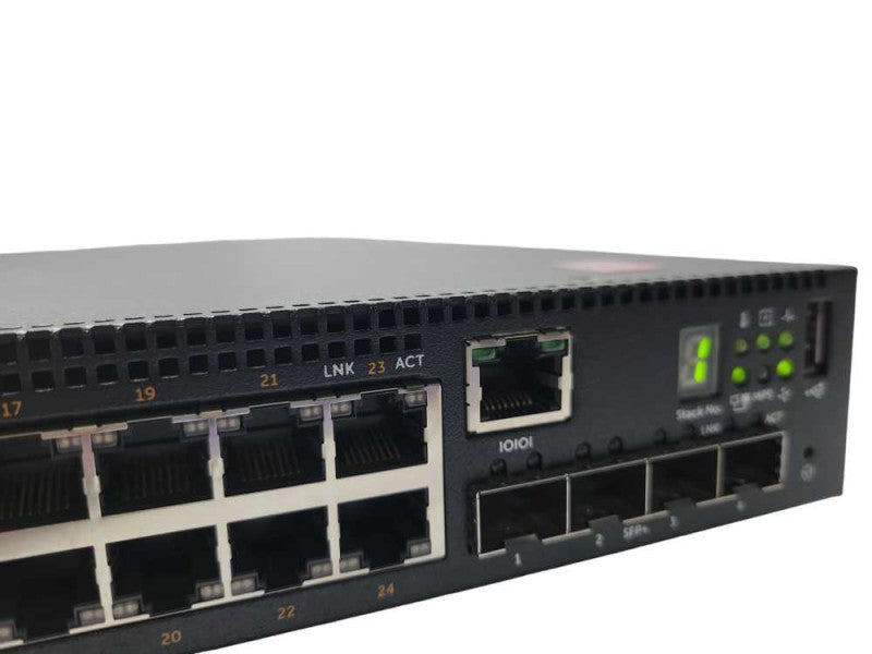 Dell EMC N1524P GigE PoE+ Layer3 Switch E16W001 24xGigabit Ethernet 4x10GbE _