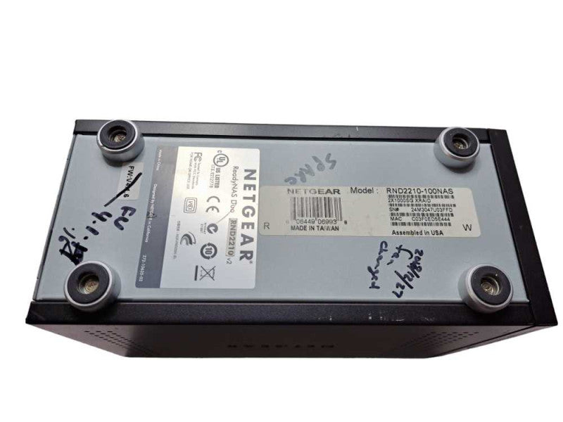 NetGear READYNAS DUO v2 RND-2B NAS | No Drives/ Caddies |  RND2210 )