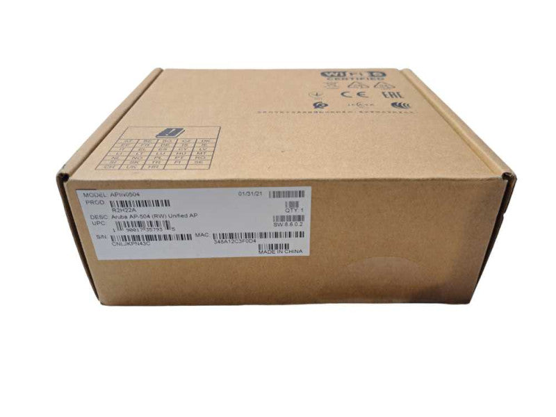 NEW | Aruba AP-504 R2H22A WiFi 6 (802.11ax) Access Point )