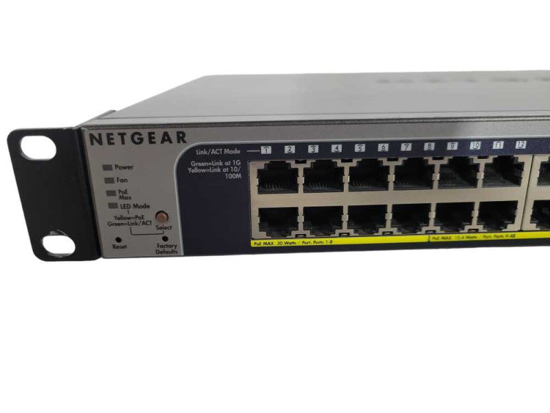 Netgear ProSafe GS752TP 48-Port Gigabit Ethernet Managed PoE Switch !