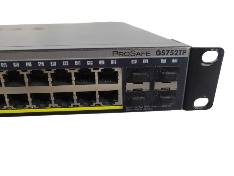 Netgear ProSafe GS752TP 48-Port Gigabit Ethernet Managed PoE Switch !
