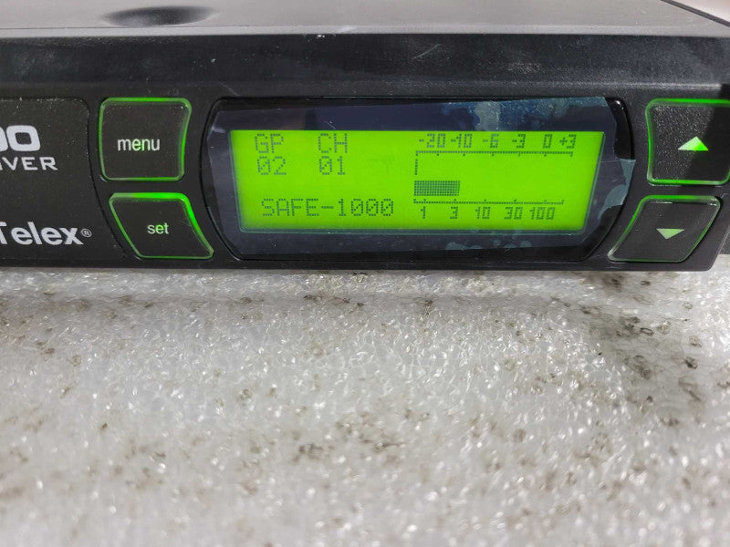 Telex SAFE 1000 UHF Encrypted Microphone Receiver S.A.F.E. 1000 !