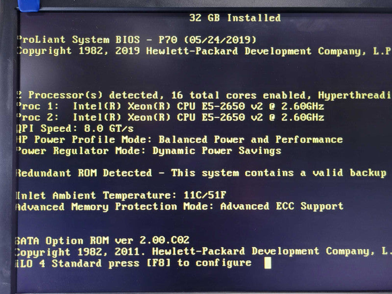 HP PL DL380p Gen8 - 2x Xeon E5-2650 v2 | 32GB RAM | P420i | 2xPSU  %