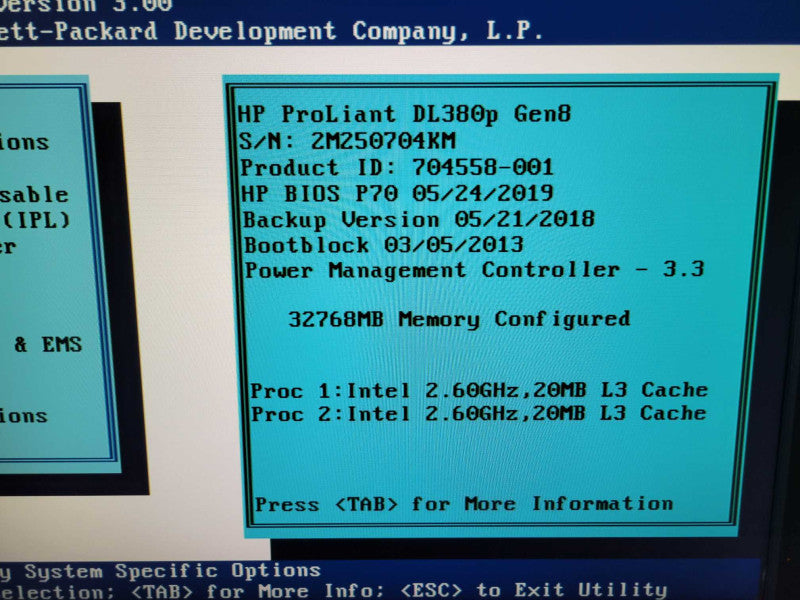 HP PL DL380p Gen8 - 2x Xeon E5-2650 v2 | 32GB RAM | P420i | 2xPSU  %
