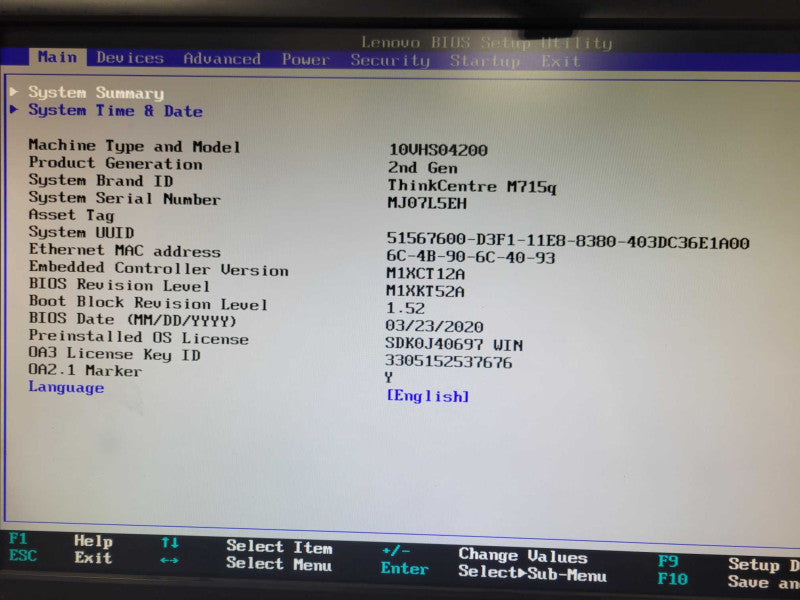 lenovo thinkcentre M715q AMD Ryzen 3 Pro 2200GE 3.2GHz, 16GB RAM, W/ PSU Q_