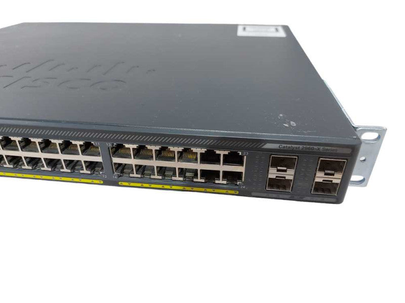 Cisco WS-C2960X-24PS-L 24x port Gigabit PoE+ 370W network Switch Fact Reset #