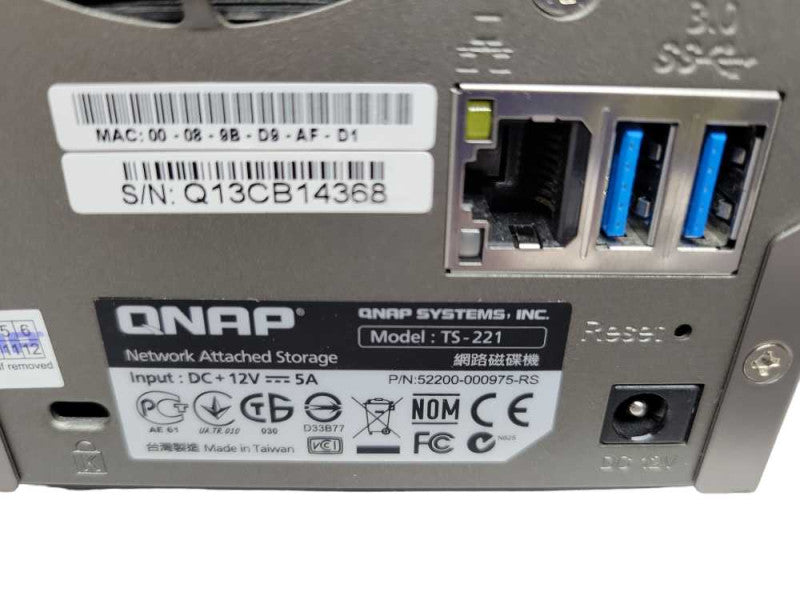 QNAP TS-221 2-Bay NAS %