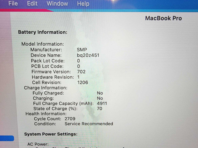 Apple Macbook Pro 2014 15\\" Core i7-4770HQ @ 2.2GHz 16GB DDR3 250GB SSD [Read] (