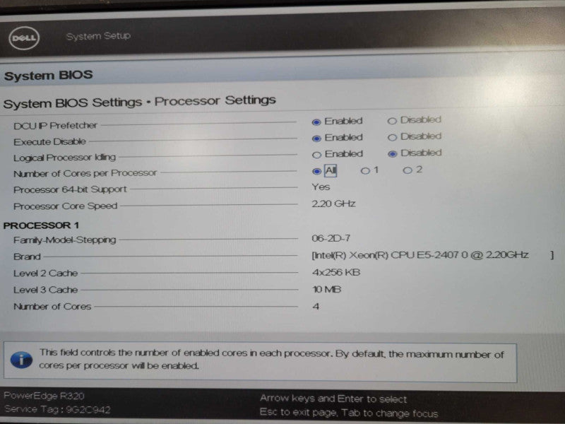 Dell PowerEdge R320 Xeon E5-2470 0 @ 2.30GHz 24GB RAM H310 mini !