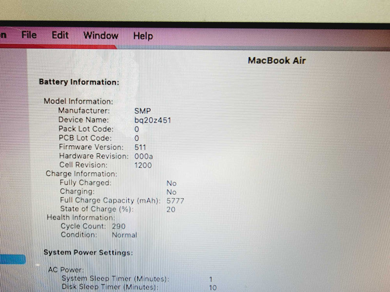 Apple Macbook Air 2017 13\\" Core i5-5350U @ 1.8GHz 8GB DDR3 500GB SSD (