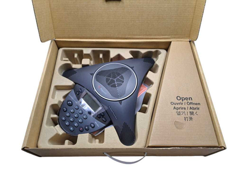 New Open Box Polycom SoundStation IP Conference Phone 6000 2200-15600-001  Q)