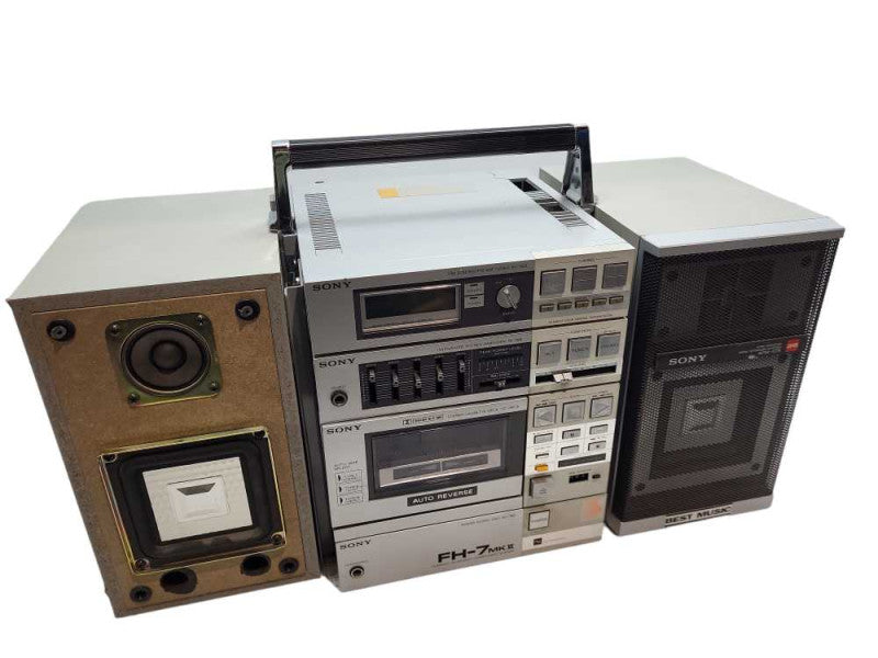 Sony FH-7 MK II AM/FM Stereo Radio Boombox with Speakers Vintage &