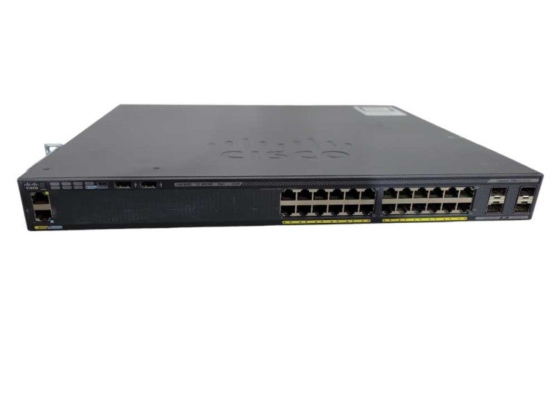 Cisco WS-C2960X-24PS-L | 24-Port Gigabit PoE+ 370W Switch W/ C2960X-STACK !
