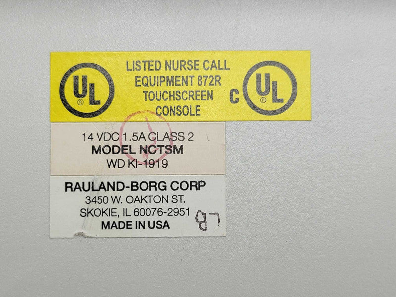 Rauland Responder IV Nctsm wd KI - 1919- READ _