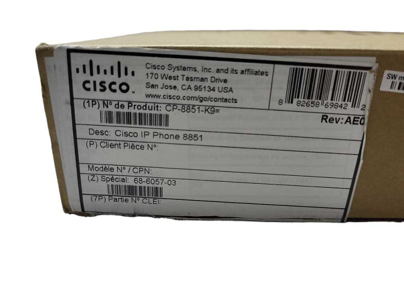 Cisco CP-8851-K9 8851 VoIP IP Business Phone Brand New Q$