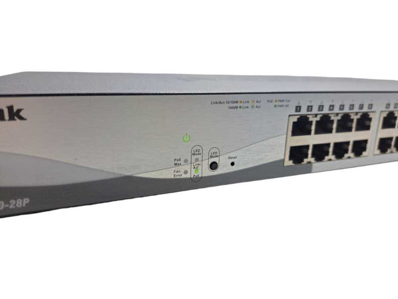 D-Link DGS-1210-28P 28-Port Gigabit Managed PoE Switch  )