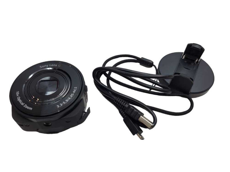 Sony Lens Style Camera Cyber-Shot DSC-QX10, Black  &