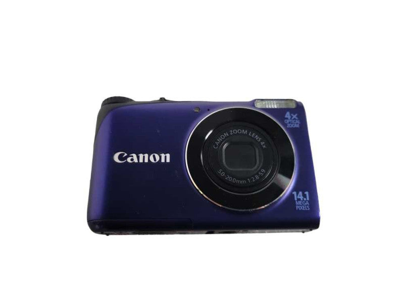 Canon PowerShot A2200 HD 14.1MP 4x Blue Digital Camera No Battery !