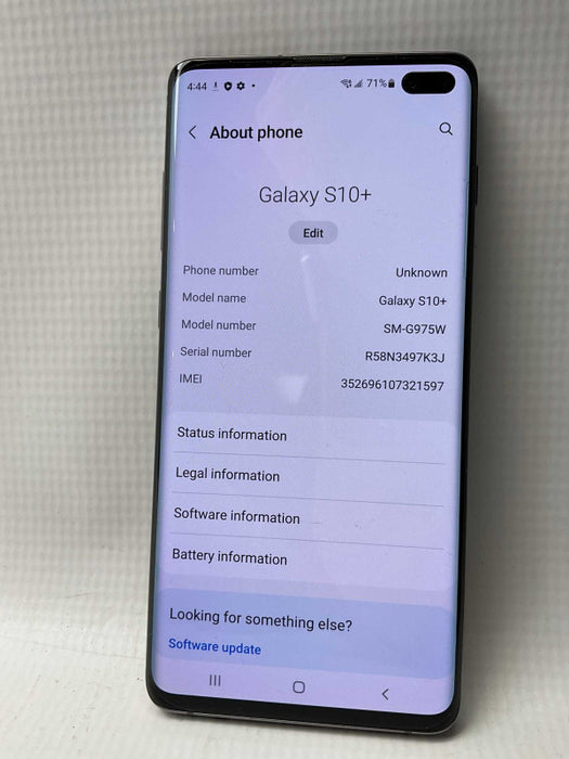 MINT Samsung Galaxy S10+ SM-G9765W 128GB UNLOCKED  -