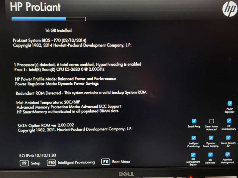 HP ProLiant DL380p Gen8 E5-2620 0 @ 2GHz 32GB ECC DDR3 P420i 2.5\\" 2x PSU $