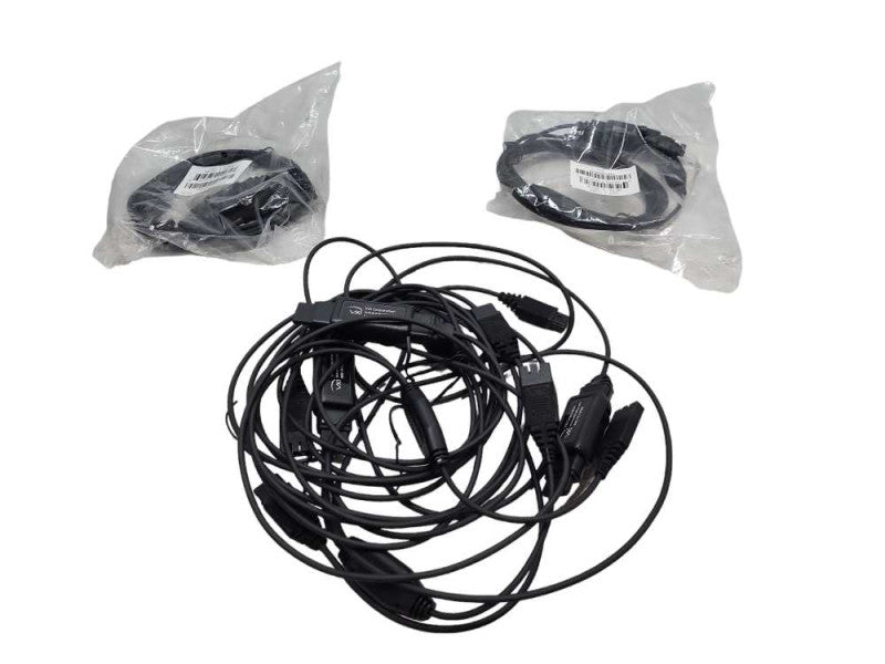 4x VXI Corporation VXI 07972-0972 Y CORD WITH MUTE  &