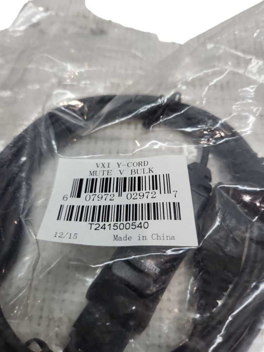 4x VXI Corporation VXI 07972-0972 Y CORD WITH MUTE  &