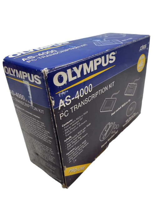 Olympus AS-4000 Desktop Digital Voice Recorder PC Transcription Kit &