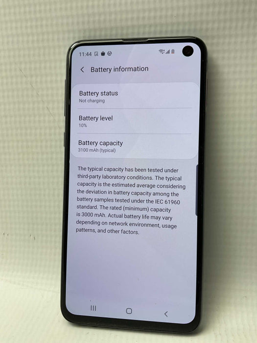 Samsung Galaxy S10e 128GB SM-G970W UNLOCKED  -