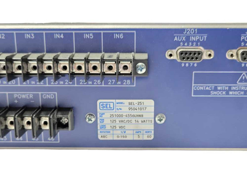 Schweitzer SEL-251 Distribution realy, read _