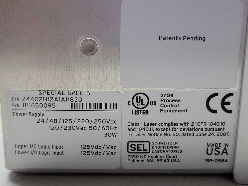 Schweitzer DPAC SEL-2440 discrete programable automation controller _