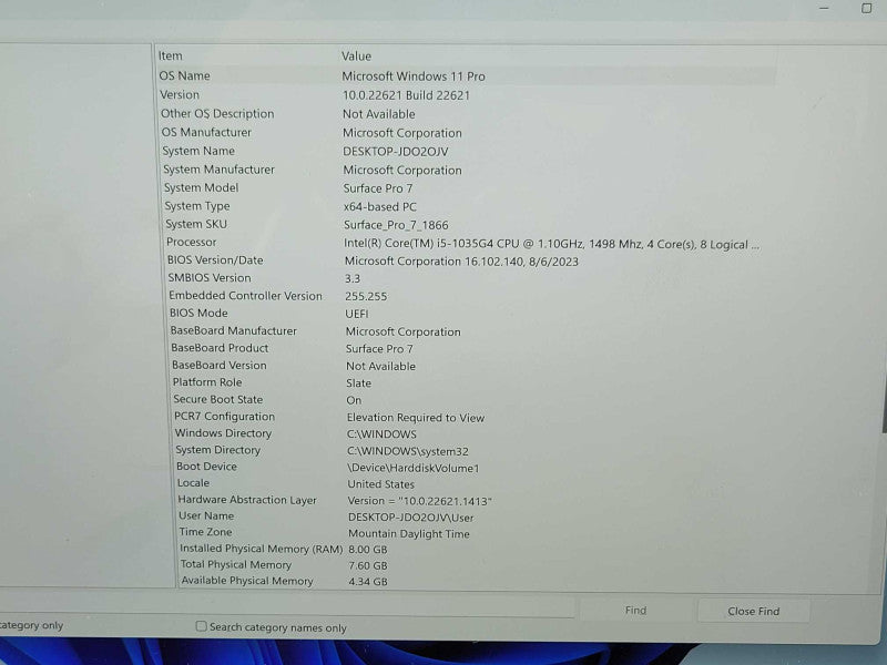 Microsoft Surface Pro 7 12.3\\" 128GB SSD, Intel Core i5-1035G4, 8GB RAM _