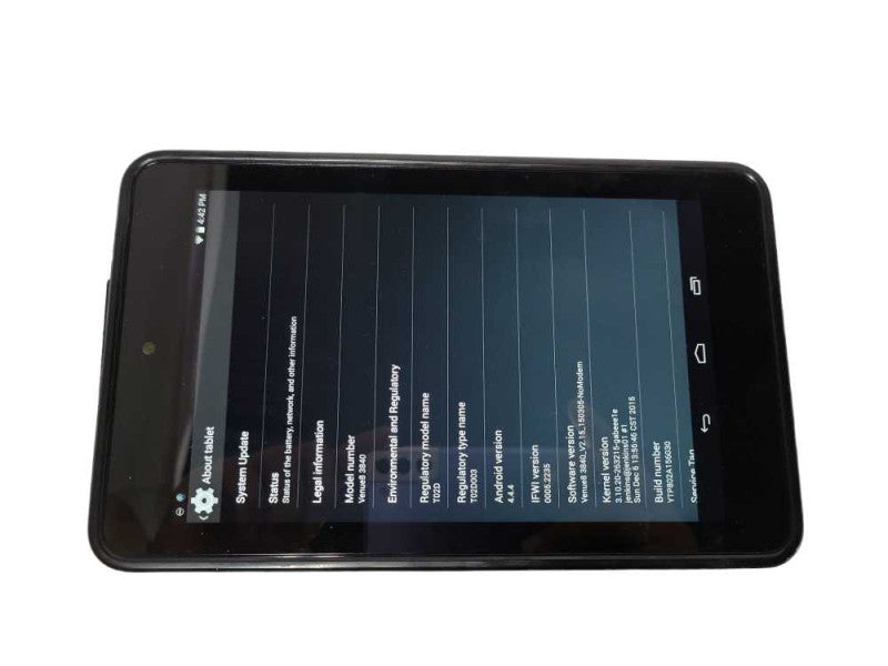 DELL VENUE 8 3840 T02D 8\\" 1920X1200 Z3480 1GB RAM 16GB Q_