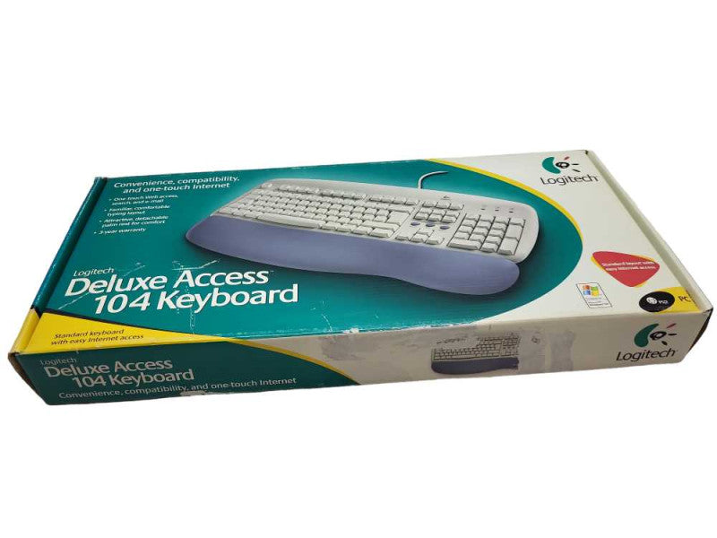 Logitech Delux PS/2 Keyboard New &