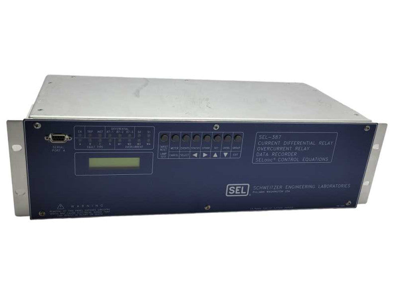 Schweitzer SEL-387 Current Differential Relay Overcurrent Relay Data recorder Q_