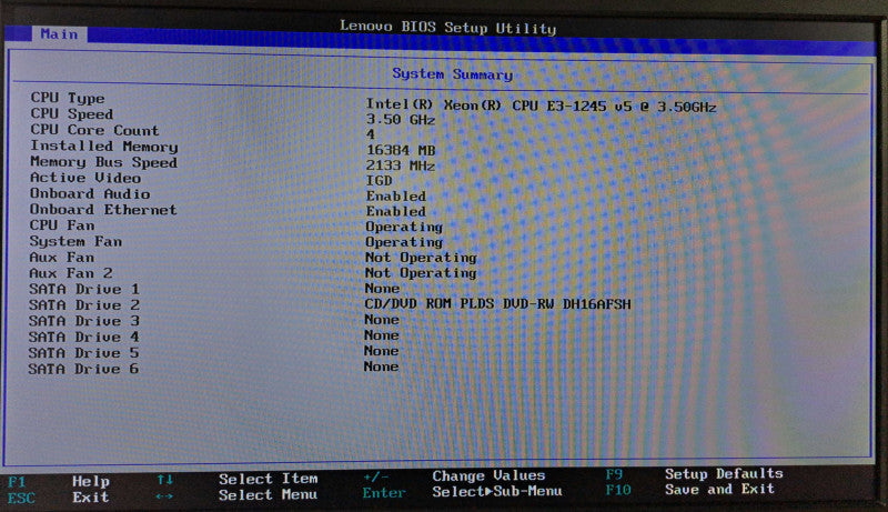 Lenovo ThinkStation P310 Xeon E3-1245 v5 @ 3.50GHz 16GB DDR4 No GPU/HDD\\'s )
