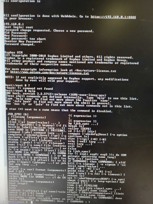 SOPHOS SG 105 Network Security Appliance, READ _
