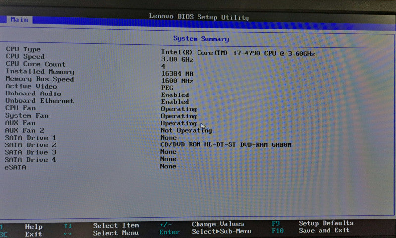 Lenovo ThinkStation P300 i7-4790 @ 3.60GHz 16GB Ram Quadro K2000 No HDD/OS )