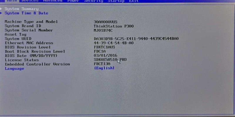 Lenovo ThinkStation P300 i7-4790 @ 3.60GHz 16GB Ram Quadro K2000 No HDD/OS )
