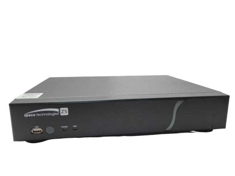 Speco 8 Channel NVR with Built-in PoE Ports - 3 TB HDD (N8ZS2TBK) _
